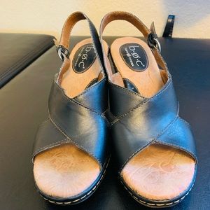 b.o.c. black sandals